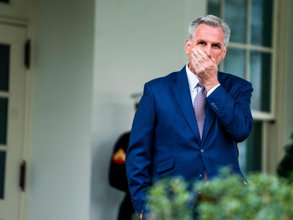 House Minority Leader Kevin McCarthy has expressed support for a stock trade ban.