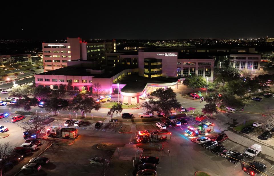 A lawsuit says that injuries suffered when a vehicle crashed Feb. 13 into St. David’s North Austin Medical Center could have been prevented if bollards had been installed in front of the emergency entrance.