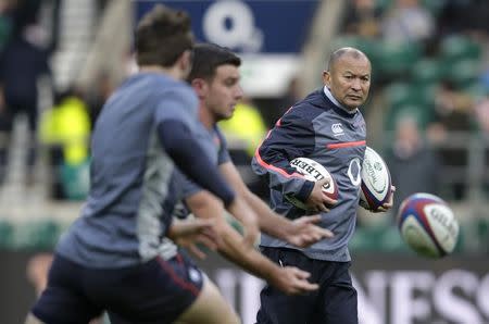 Rugby Union Britain - England v Argentina - 2016 Old Mutual Wealth Series - Twickenham Stadium, London, England - 26/11/16 England head coach Eddie Jones before the game Action Images via Reuters / Henry Browne