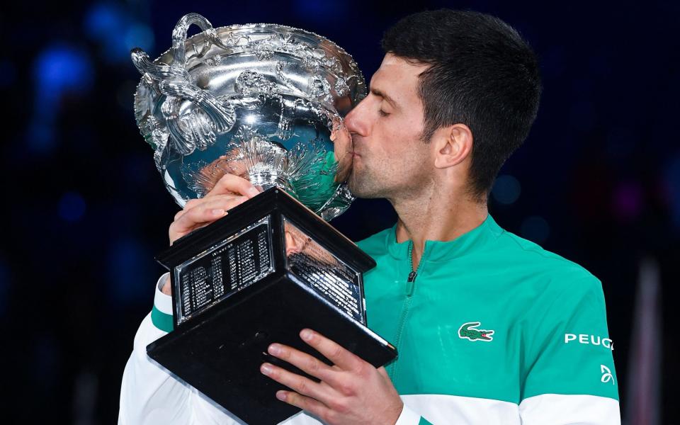 Novak Djokovic - Novak Djokovic Australian Open defence in doubt after official confirms no special plans for unvaccinated players - GETTY IMAGES