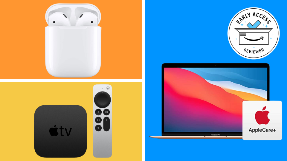 Get killer deals on Apple AirPods, MacBooks, Apple TV devices and more during Amazon's Prime Day.
