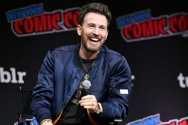 <p>Craig Barritt/Getty</p> Chris Evans in 2023