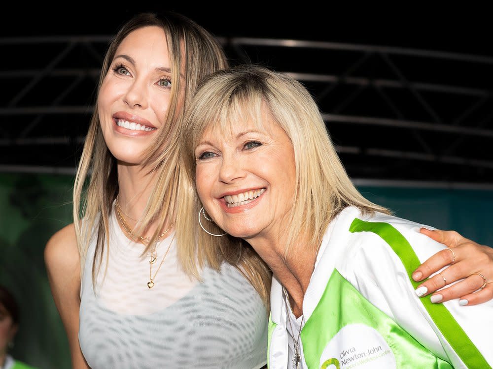 Chloe Lattanzi (li.) war die einzige Tochter von Olivia Newton-John. (Bild: imago images/AAP)