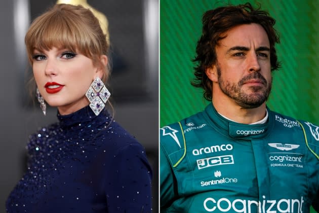 taylor-swift-Fernando-Alonso-RS-1800 - Credit: Matt Winkelmeyer/Getty Images for The Recording Academy; Gongora/NurPhoto via Getty Images