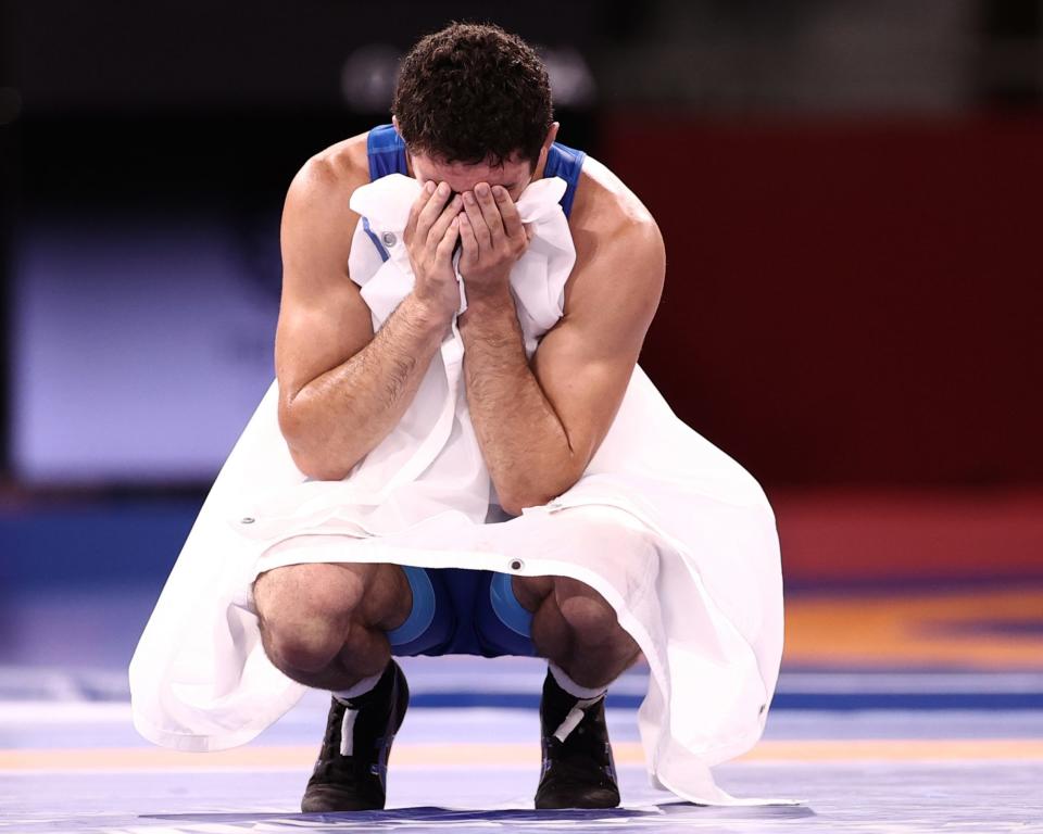 Unforgettable Photos of Athletes Finding Out They Won Gold at the Tokyo Olympics