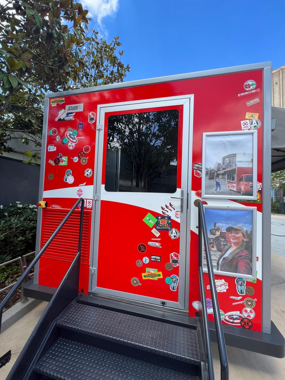 The back of the Fan-tastic Food Truck at Avengers Campus in Disneyland Paris.