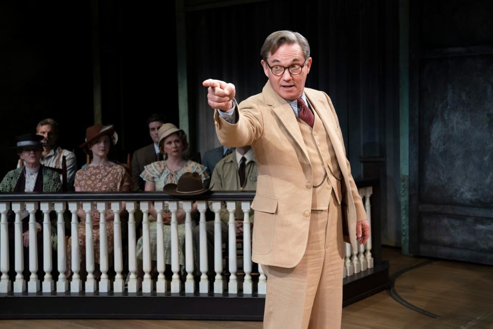 Actor Richard Thomas plays the iconic role of attorney Atticus Finch in the national tour of the Broadway production of "To Kill a Mockingbird."