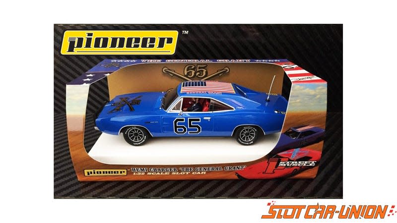 Photo: <a class="link " href="https://www.slotcar-union.com/en/cars/15652-pioneer-p094-dodge-charger-the-general-grant-crazy-blue-.html" rel="nofollow noopener" target="_blank" data-ylk="slk:Slot Car Union;elm:context_link;itc:0;sec:content-canvas">Slot Car Union</a>