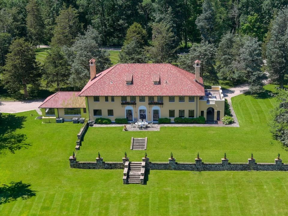 The historic residence spans 28.53 acres.