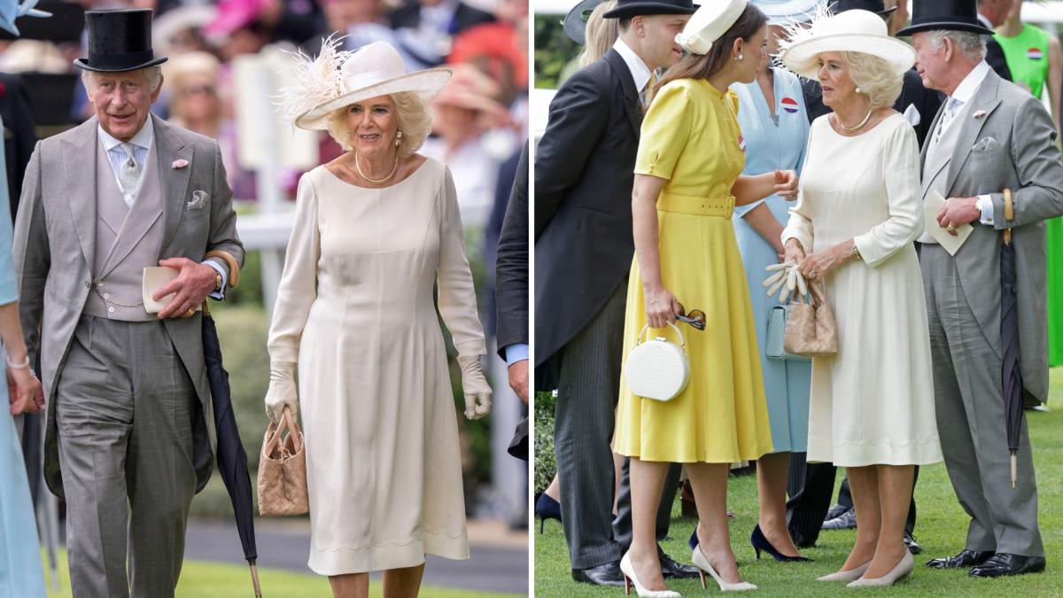 Queen Camilla Carries Queen Elizabeth's Signature Handbag