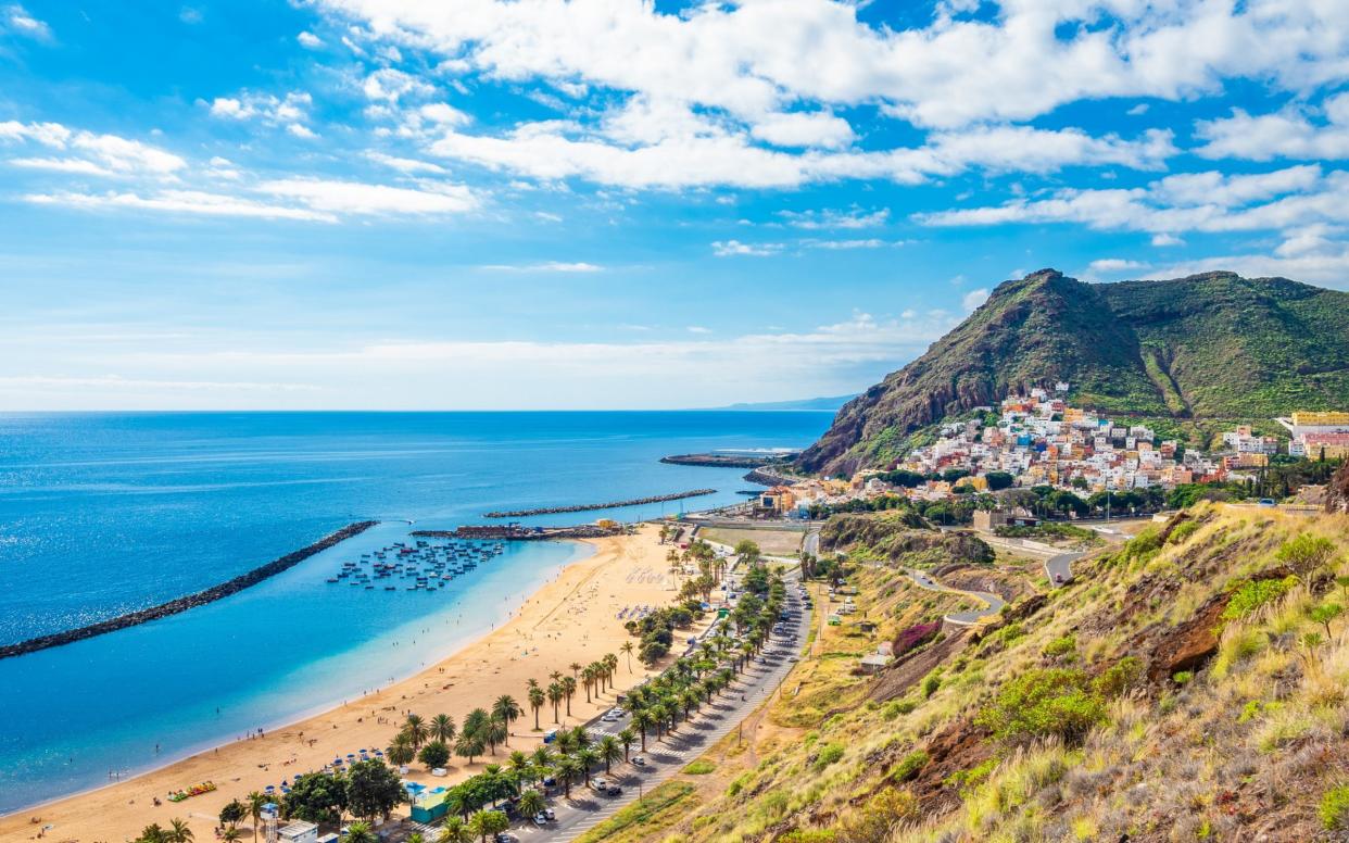 The sand on Playa de Las Teresitas has been imported from the Sahara