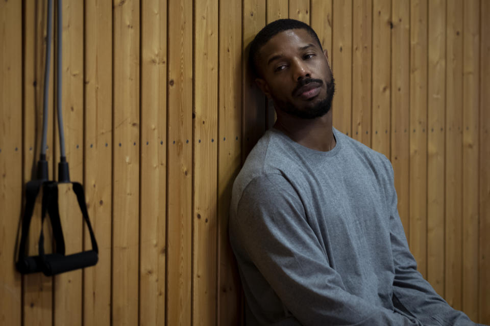 This image released by Amazon shows Michael B. Jordan in a scene from "Tom Clancy's Without Remorse." (Nadja Klier/Amazon via AP)