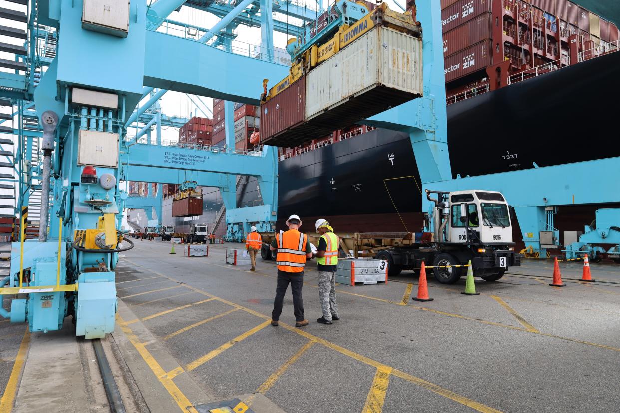 ZIM Integrated Shipping Services is bringing the biggest cargo ships to regularly call on Jacksonville for its Asian service that uses SSA Marine at the Blount Island terminal.