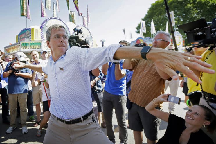 Jeb Bush no longer has interest in owning the Marlins. (AP Photo)