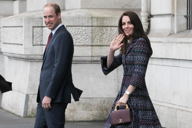 Kate Middleton's Burgundy Chanel Bag with Enamel Handle