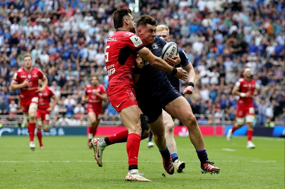 Blair Kinghorn made a remarkable try-saving tackle on Dan Sheehan (Getty Images)