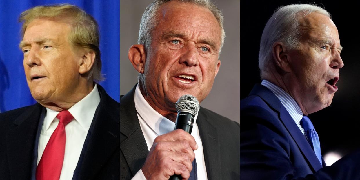 Trump, RFK Jr., Biden