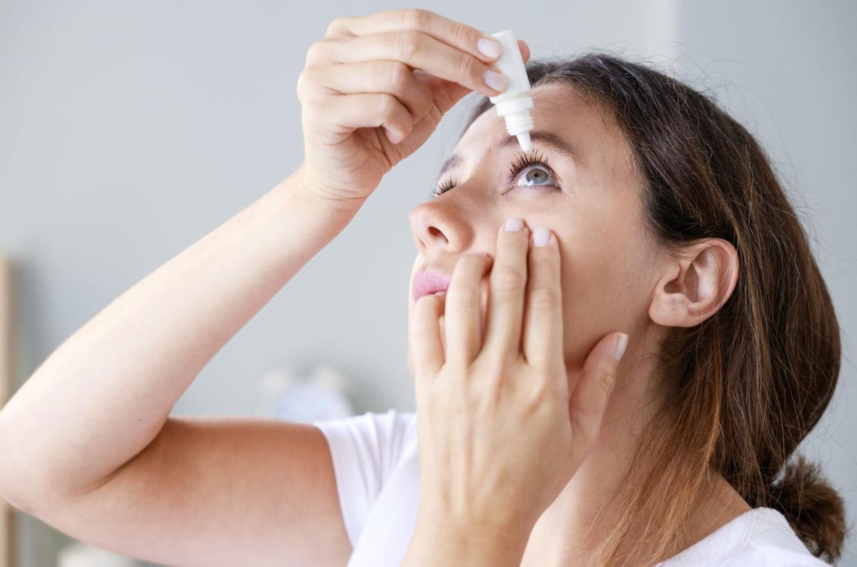 This is the second FDA alert this year on contaminated eye drops. <a href="https://www.gettyimages.com/detail/photo/young-woman-putting-eye-drops-royalty-free-image/1464101157?phrase=Eyedrops&adppopup=true" rel="nofollow noopener" target="_blank" data-ylk="slk:eternalcreative/iStock via Getty Images Plus;elm:context_link;itc:0;sec:content-canvas" class="link ">eternalcreative/iStock via Getty Images Plus</a>