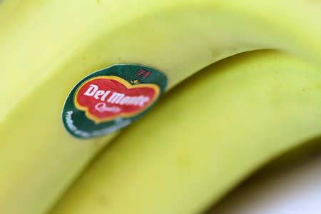 Illustration photo of the Del Monte logo on a banana