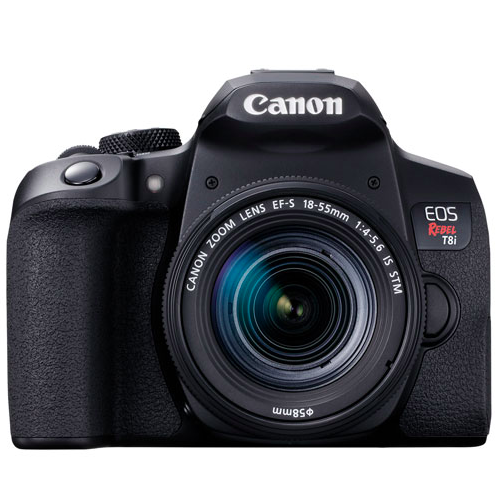 Canon EOS Rebel T8i DSLR Camera with 18-55MM Lens Kit (Photo via Best Buy Canada)