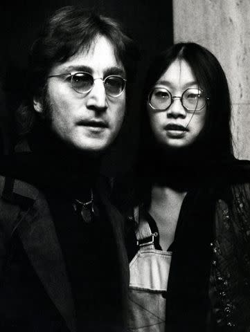 Ron Galella, Ltd./Ron Galella Collection via Getty John Lennon, May Pang