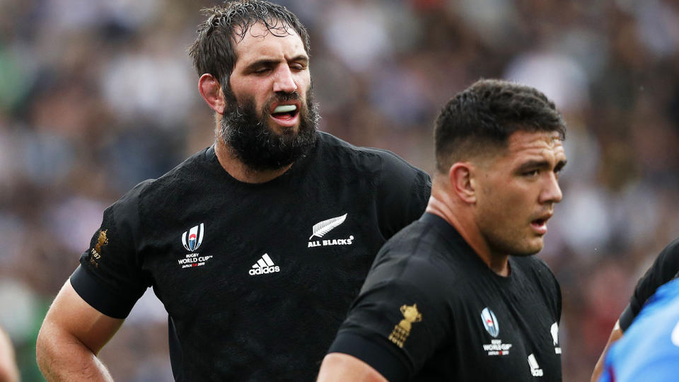 All Blacks players, pictured here during the Rugby World Cup.