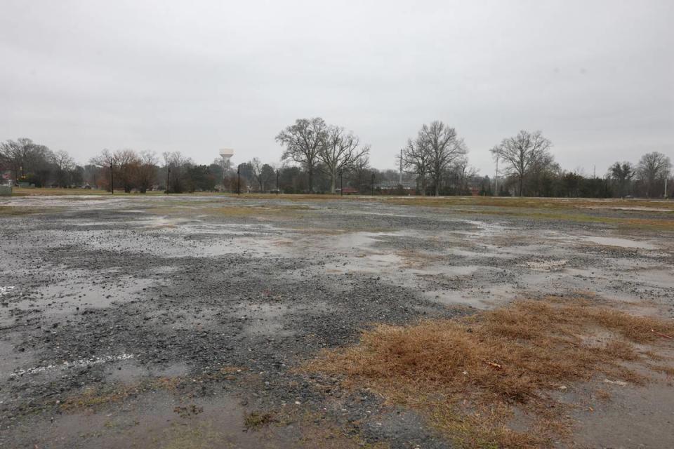 After two years of property negotiations, Rock Hill officials are ready to move forward with plans that include a new downtown sports arena. The property on East White Street is show here.