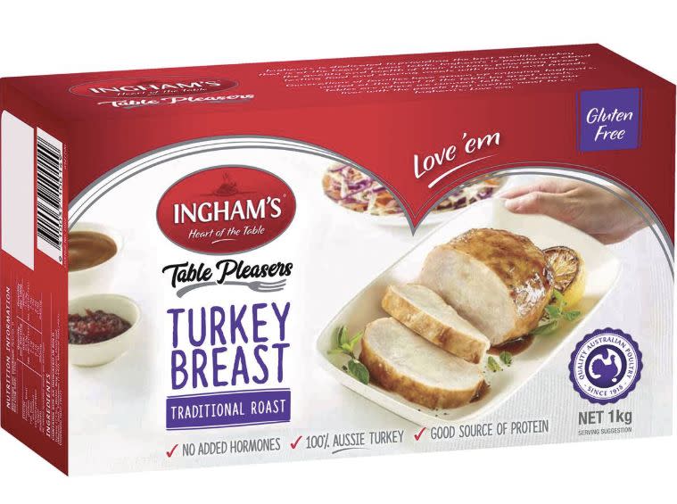 Ingham's Turkey Breast Roast. Source: Woolworths