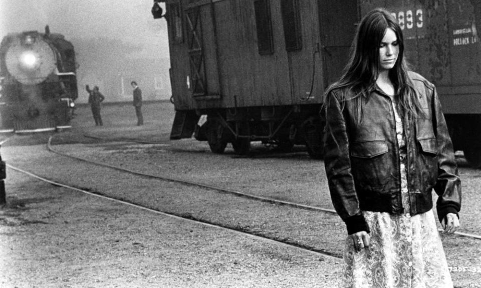 On the right track … Barbara Hershey in Boxcar Bertha.