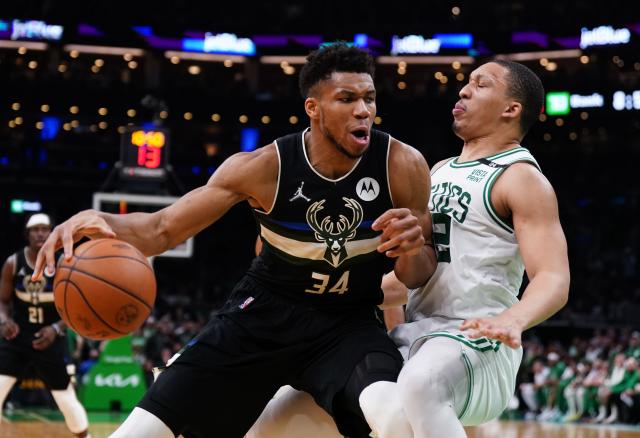 Bucks vs Heat photos in Game 5 of NBA playoff series at Fiserv Forum