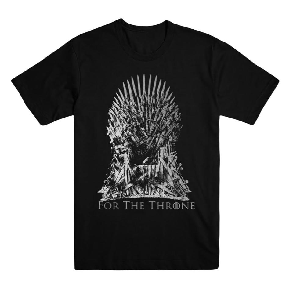 For the Throne Silver Foil Throne Tee