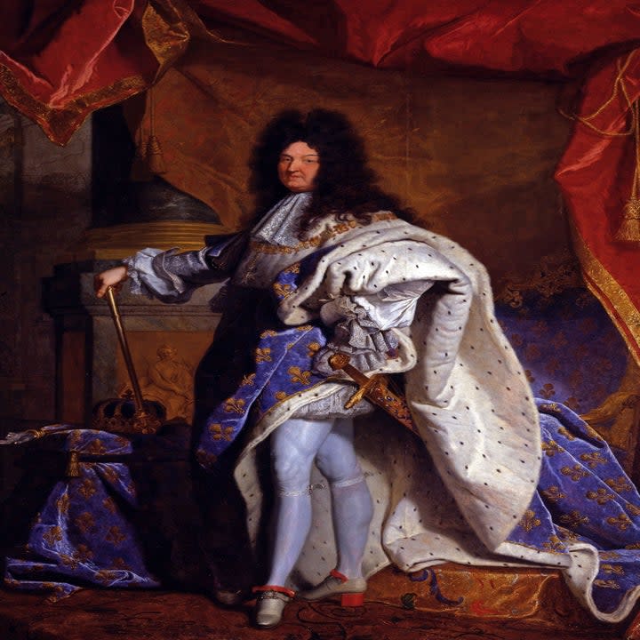 No one told me Louis XIV could DRESS... (Just kidding. Yes they did. I want that robe.) 