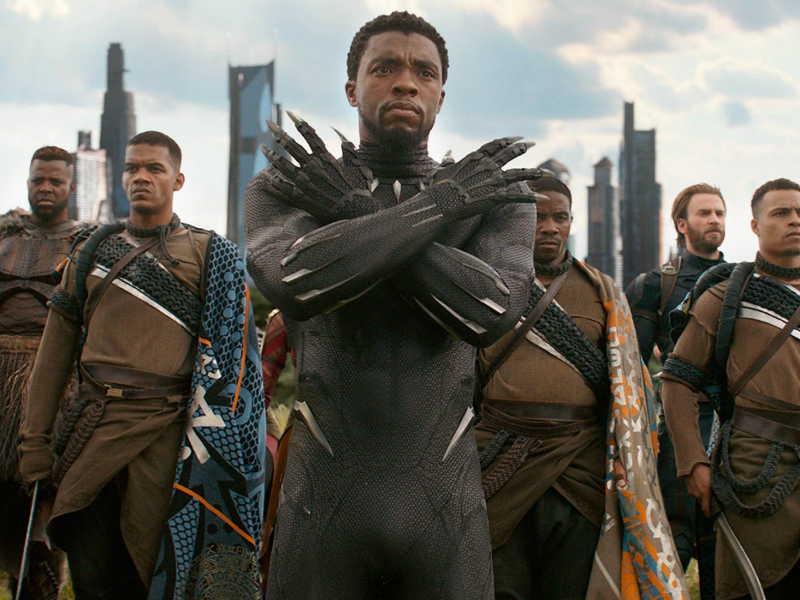 Lang lebe Wakanda. Chadwick Boseman in „Black Panther”. (Bild: Marvel Studios)