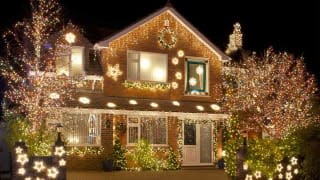 Christmas Lights Set to Music