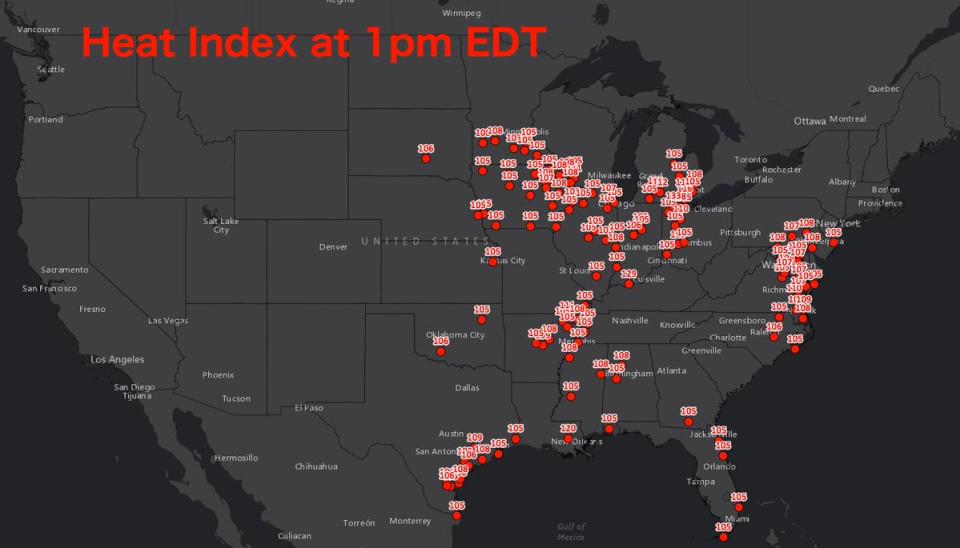 The hottest weather this weekend is going to extend from the Midwest, into the Ohio Valley and then into the Northeastern part of the country. | National Weather Service