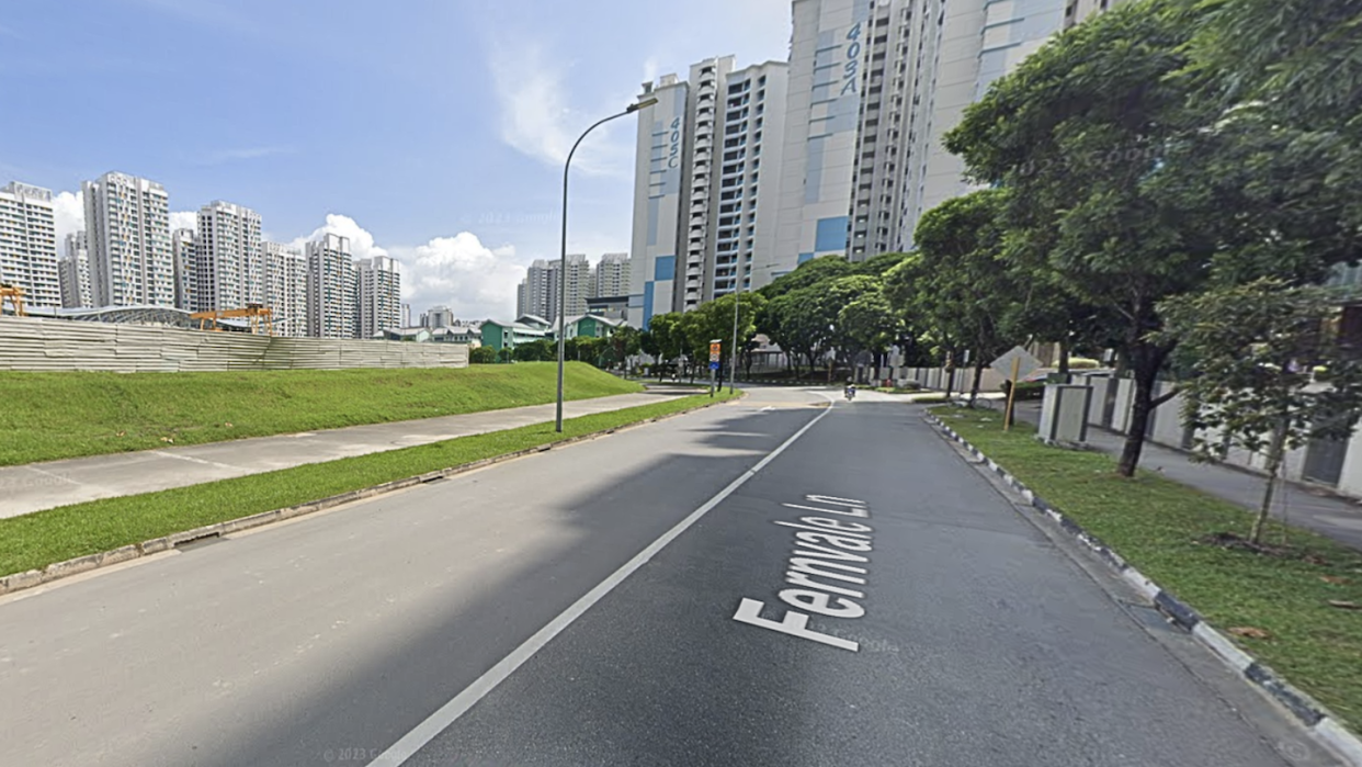 Google Street view of Fernvale Lane in Sengkang (Photo: Google) 