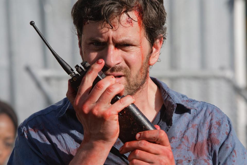 Z NATION Episode 101 - Air date 9/12/14 Pictured: Tom Everett Scott as Garnett