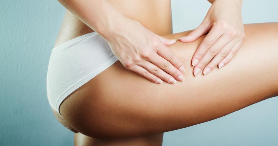 Slimming creams can help reduce the appearance of cellulite. (Image via Getty Images)