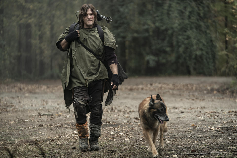 Daryl and his Dog. (Photo: Eli Ade/AMC)