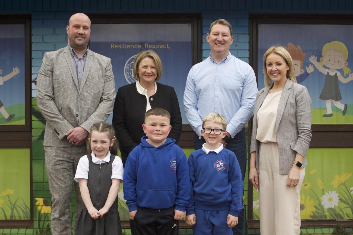 Deighton Primary School in Tredegar launched the new project <i>(Image: Principality Building Society)</i>