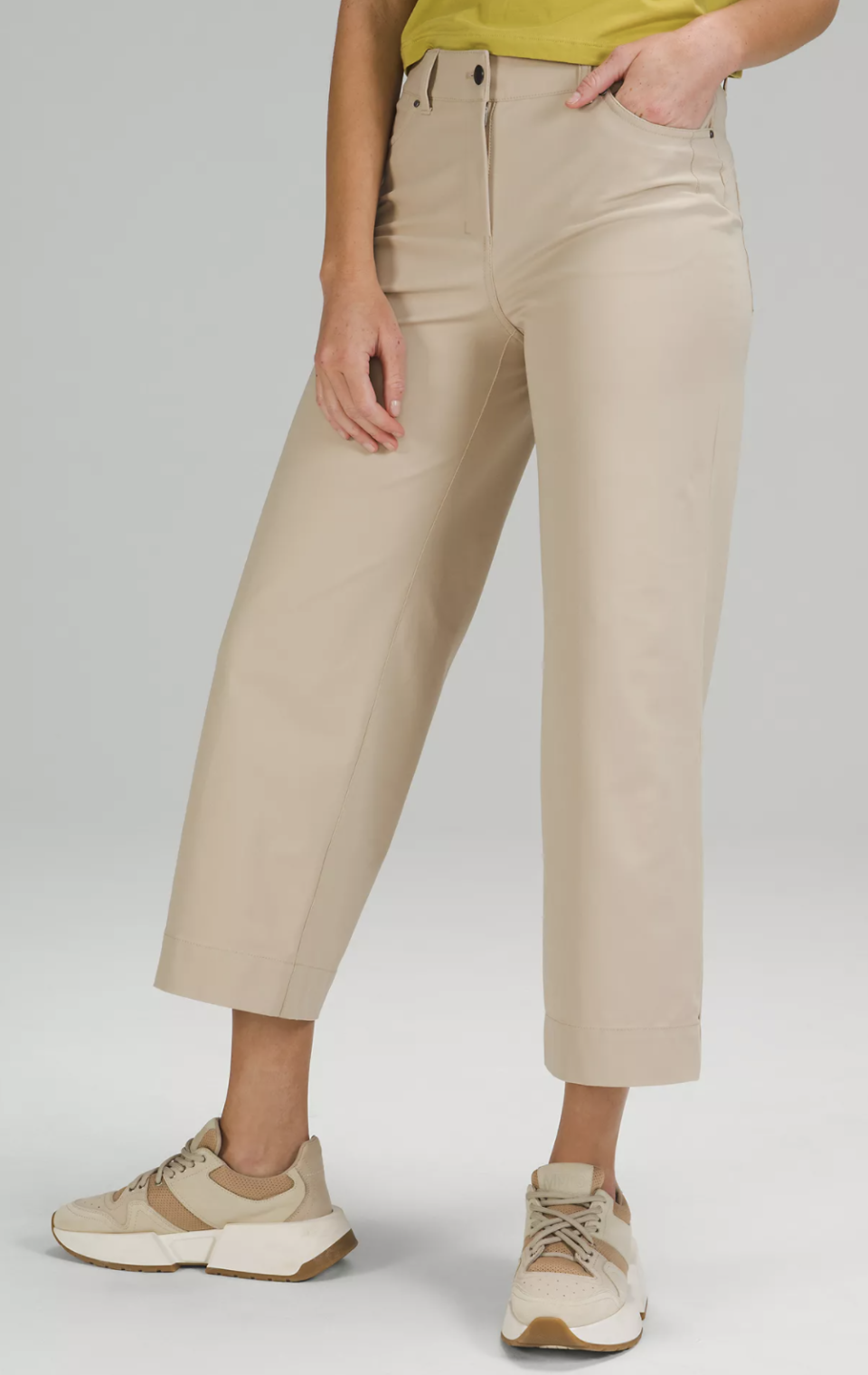 City Sleek 5 Pocket Wide-Leg High Rise 7/8 Length Pant - Lululemon