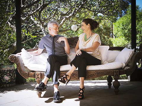 Baz Luhrmann and Jackie Frank.