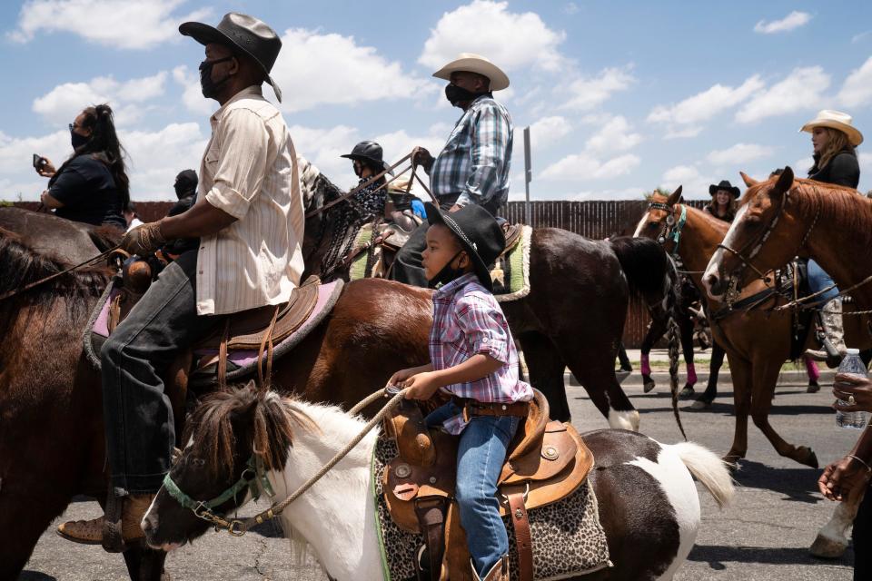 black lives matter protester children california george floyd end police violence racism 4