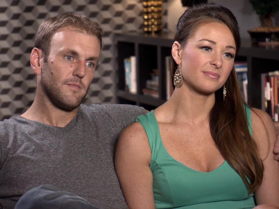 Doug Hehner and Jamie Otis on "Married At First Sight."