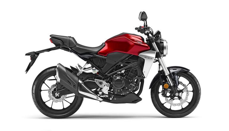 The (Euro-spec) CB300R in Chromosphere Red