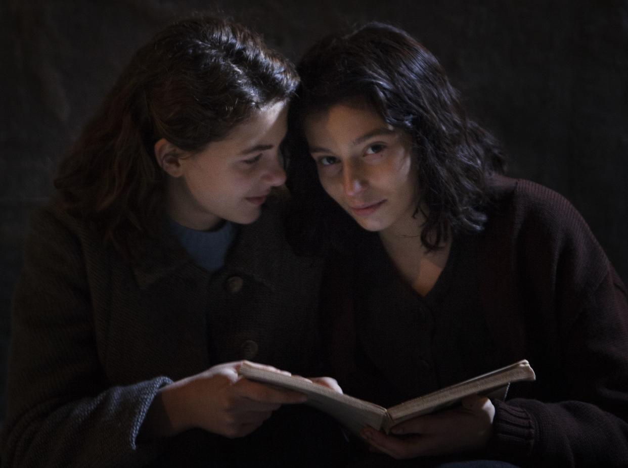 Margherita Mazzucco as teenage Elena and Gaia Girace as teenage Lila in HBO's "My Brilliant Friend." (Photo: Eduardo Castaldo / HBO)