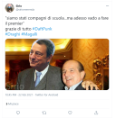 <p>Alcuni utenti hanno immaginato che dietro i caschi del duo i nascondessero Luigi Di Maio e Alessandro Di Battista, un tempo inseparabili, e c’è chi ha pronosticato che il gruppo francese si ritroverà a “C’è Posta per te” per ricongiungersi di nuovo. Non manca Morgan in versione Daft Punk che si chiede “Che succede?” e c’è chi suggerisce che dietro la coppia mascherata si celassero i compagni di classe Giancarlo Magalli e Mario Draghi, costretti a separarsi adesso che l’ex numero uno della Bce è diventato presidente del Consiglio.</p> 