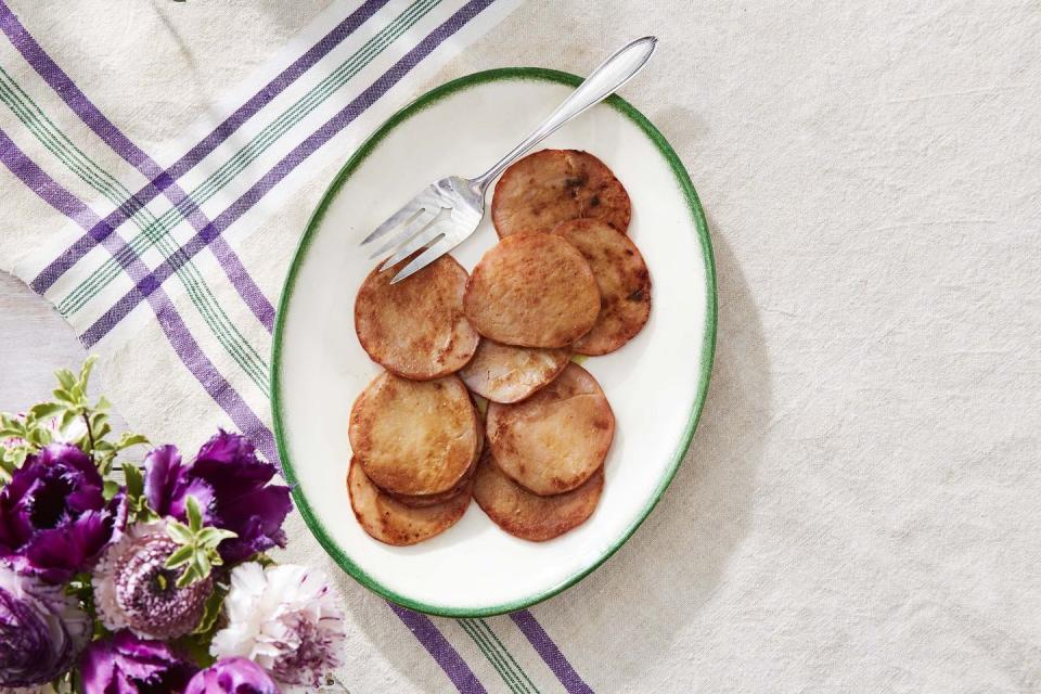 Honey Mustard-Glazed Canadian Bacon