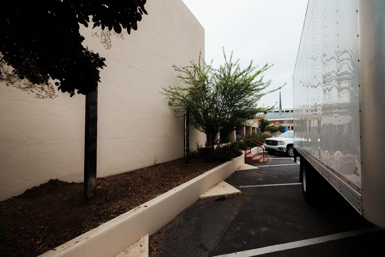 Shin'enKan gate was sold, dismantled and loaded onto truck headed to Dallas Thursday morning.