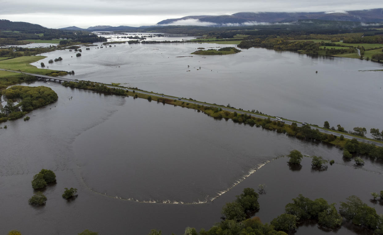 Much of the country is under a yellow weather warning of heavy rain until the weekend. (Getty)